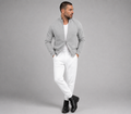 PRIVA — Light Grey Knit Jacket