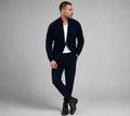 PRIVA — Blue Knit Jacket