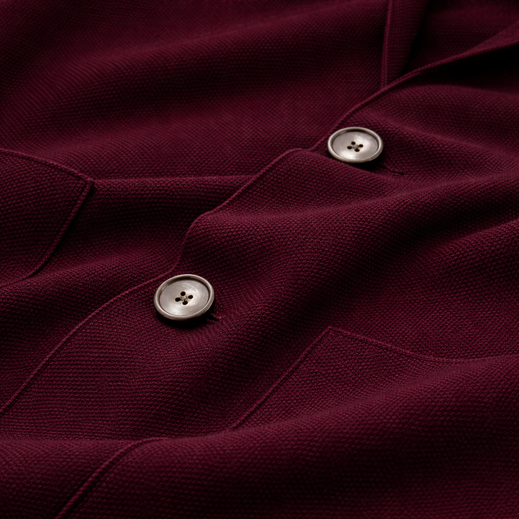 PRIVA — Burgundy Knit Jacket