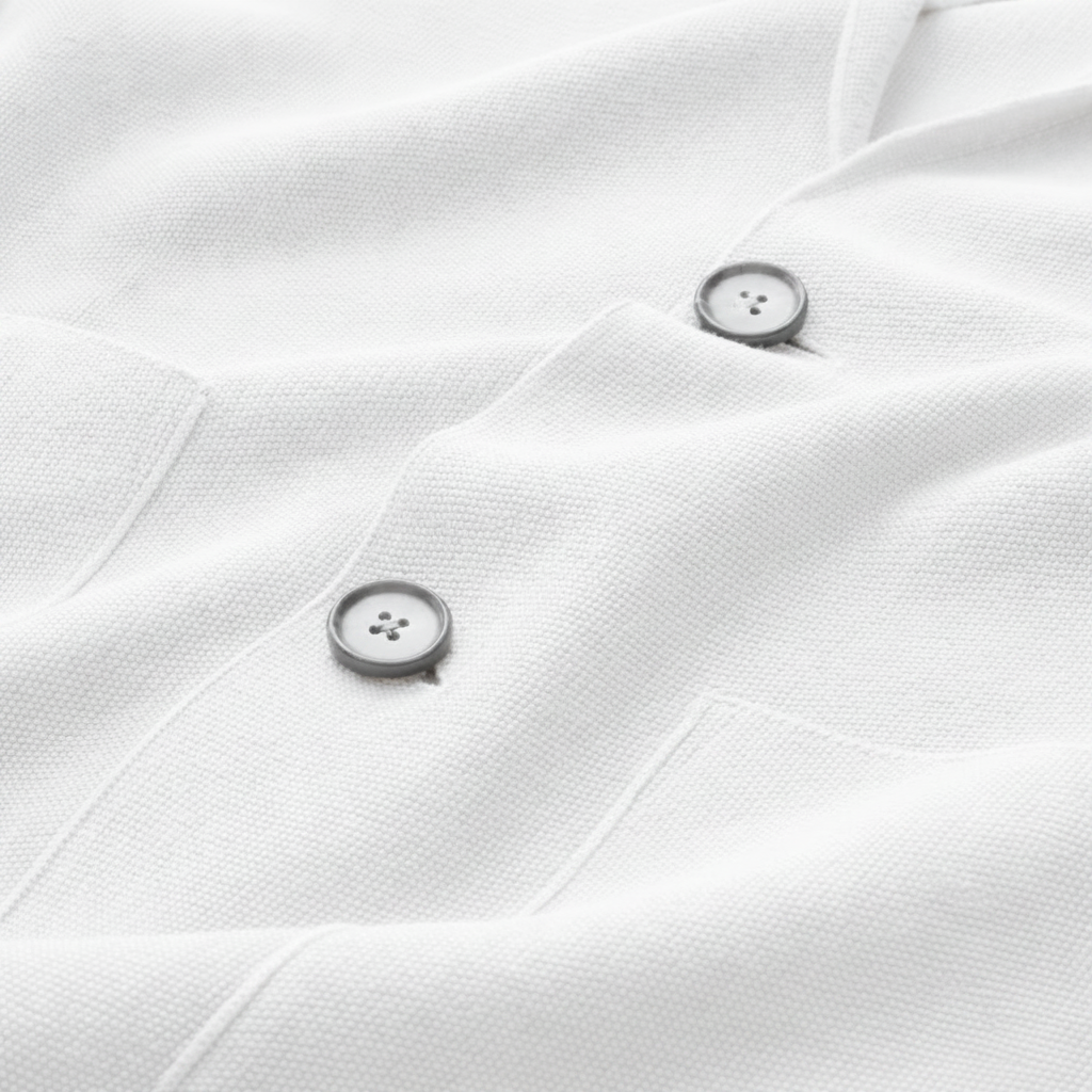 PRIVA — White Knit Jacket