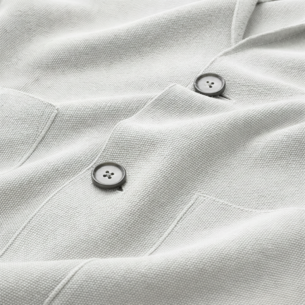 PRIVA — Light Grey Knit Jacket