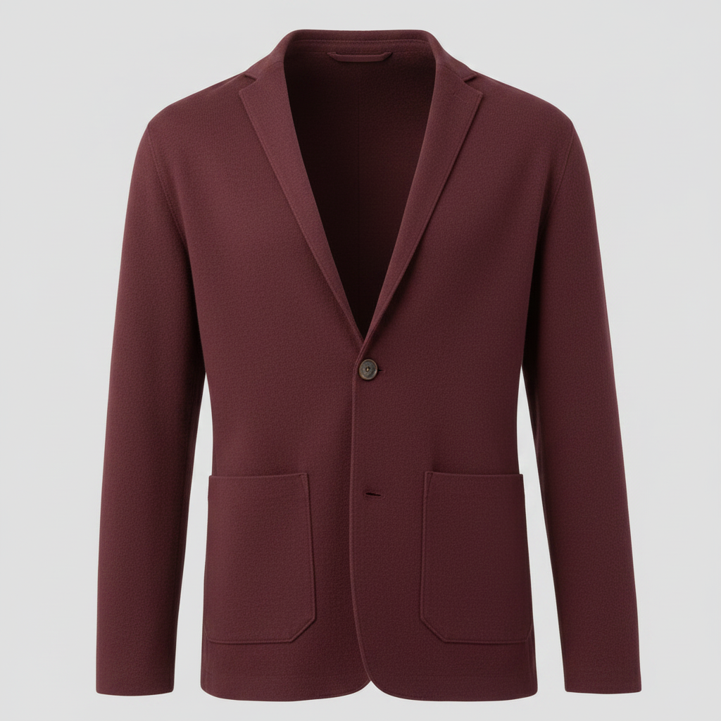 PRIVA — Burgundy Knit Jacket