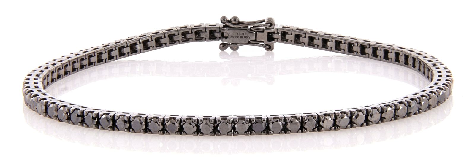 Pietra - Tennis Black Diamond Bracelet