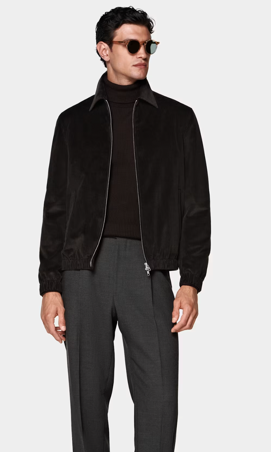 VENTO — Brown Corduroy Blouson
