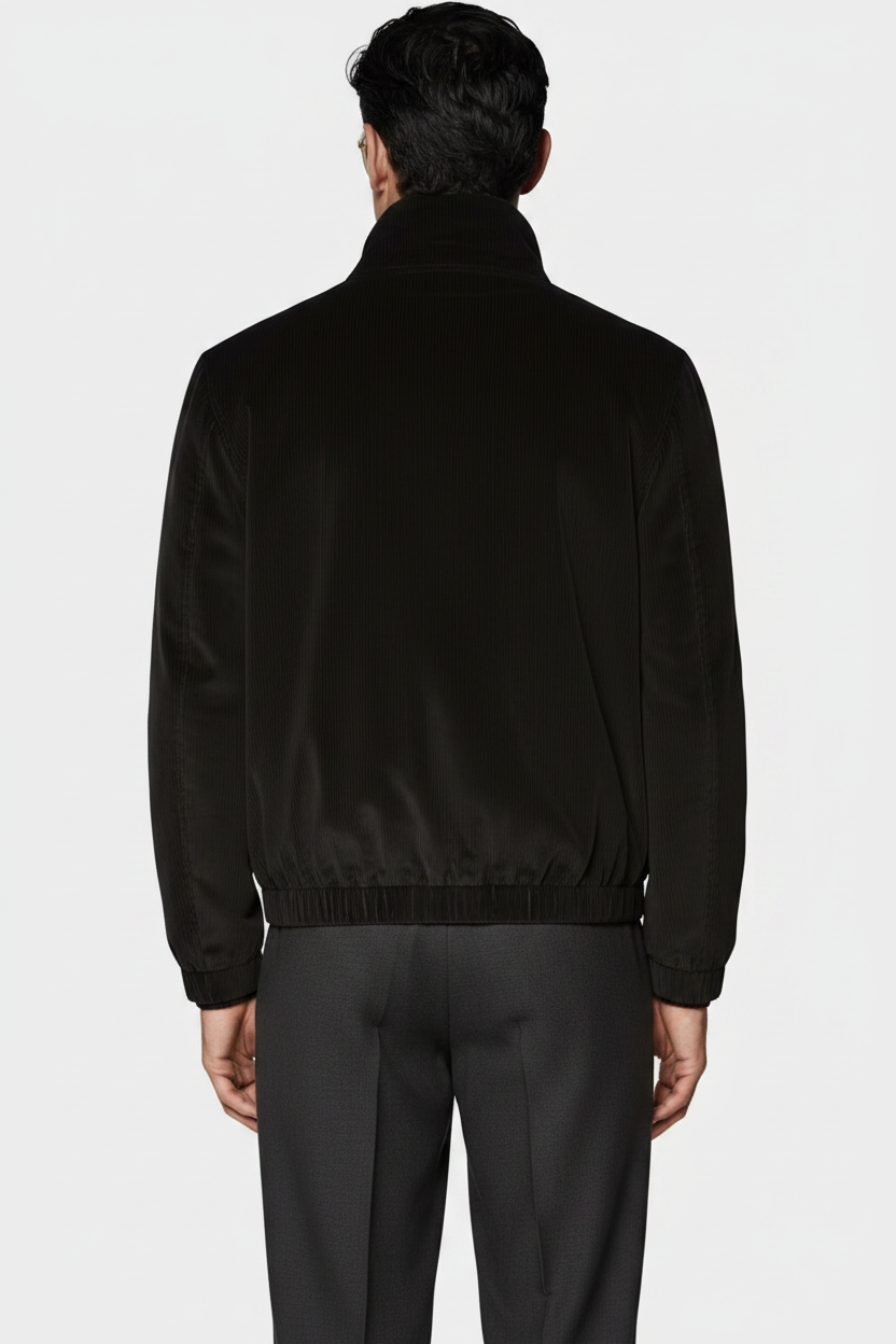 VENTO — Black Velvet Blouson