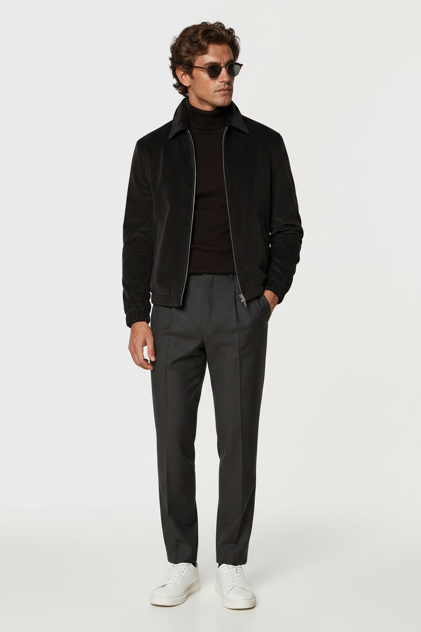 Blossom Black Jacket Full Body