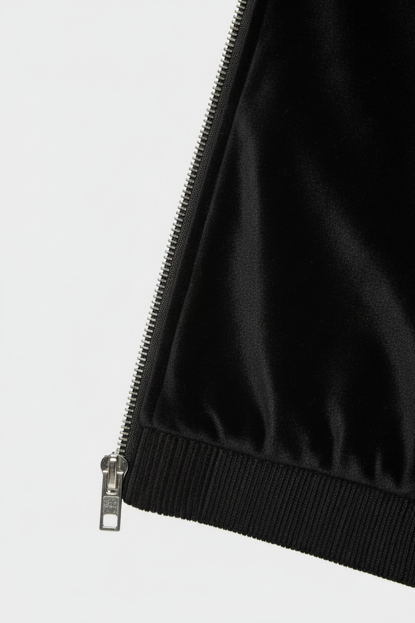 VENTO — Black Velvet Blouson