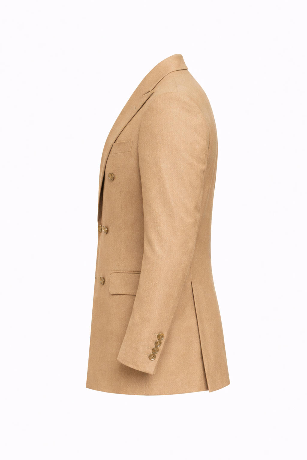 NEAPOLIS Beige Jacket 150's Double Breasted