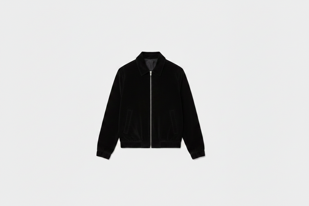 VENTO — Black Velvet Blouson