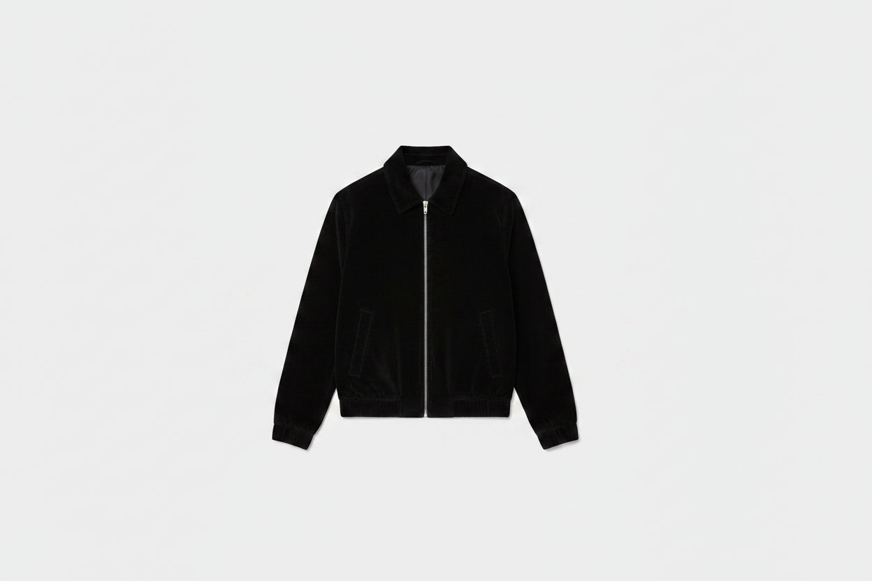VENTO — Black Velvet Blouson
