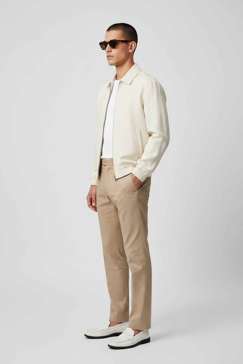 Ivory Linen – Side Left