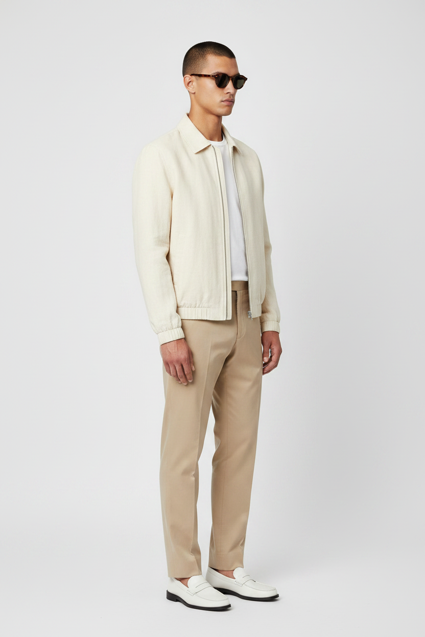 Ivory Linen – Side Right