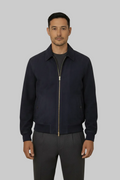 Navy Jacket – Model Front