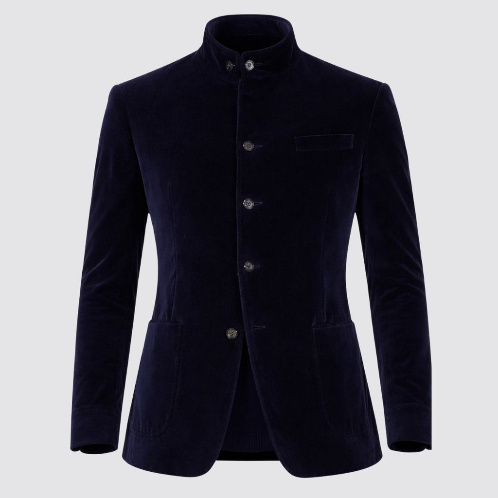 FIRMA LINEAR Blue Velvelt Jacket