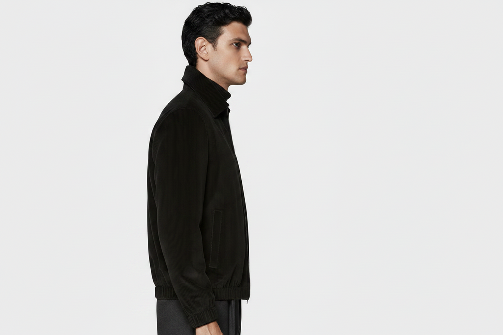 VENTO — Black Velvet Blouson