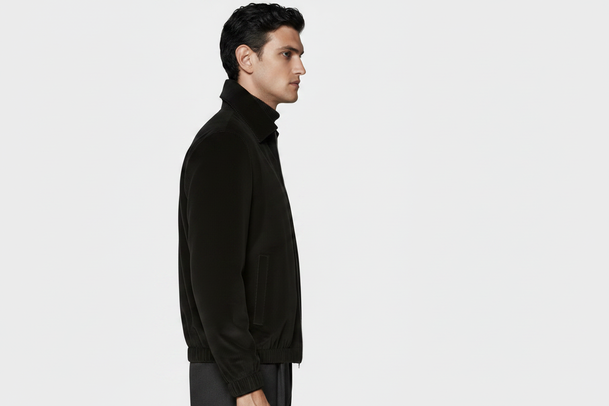 VENTO — Black Velvet Blouson